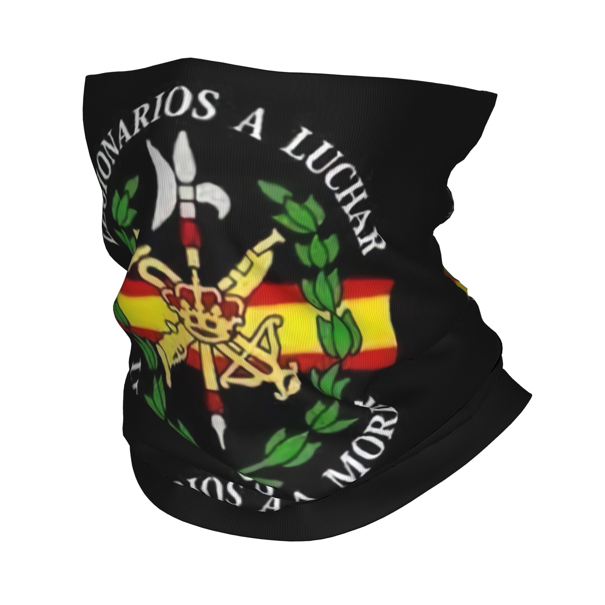 Neck Gaiter Face Cover - Benutzerdefinierte spanische Legion Bandana Halsmanschette winddicht