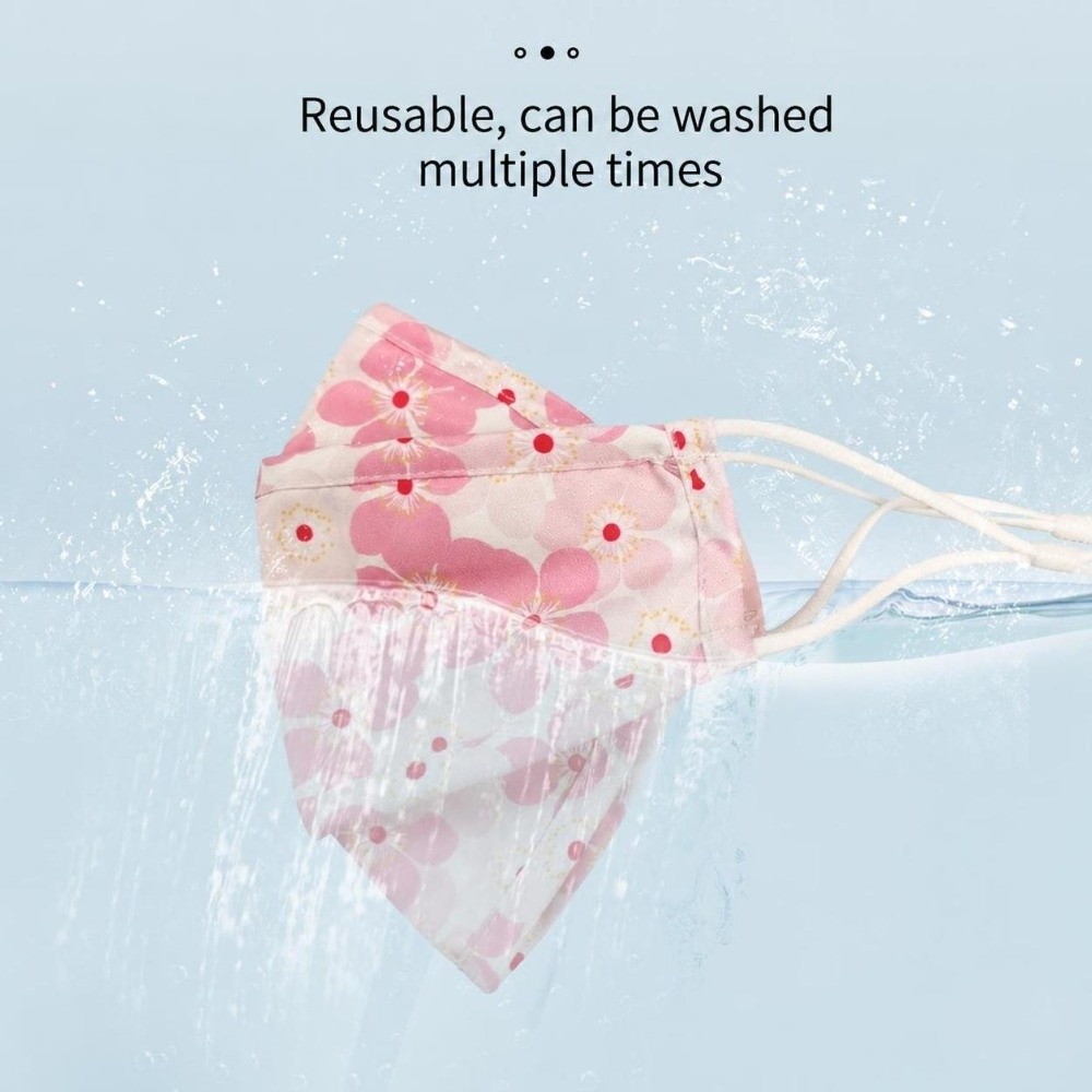 Cloth Face Mask Washable - Waschbare Baumwoll-Gesichtsmasken, staubdichte, atmungsaktive Stoffmasken, Fischmaul-Masken,