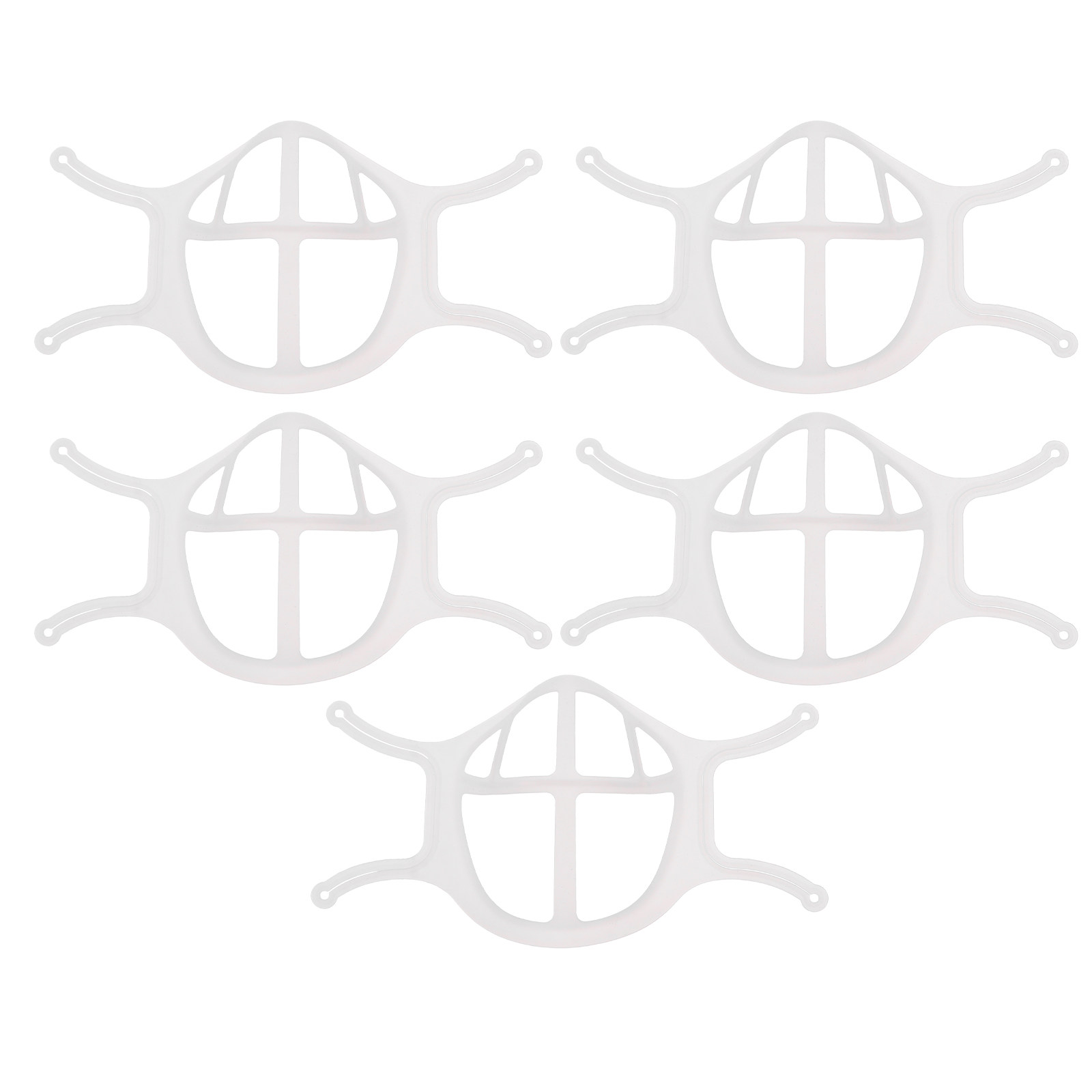 Silicone Mask Bracket - 5 Stück Maskenhalter aus Silikon, 3D-Innenstütze,