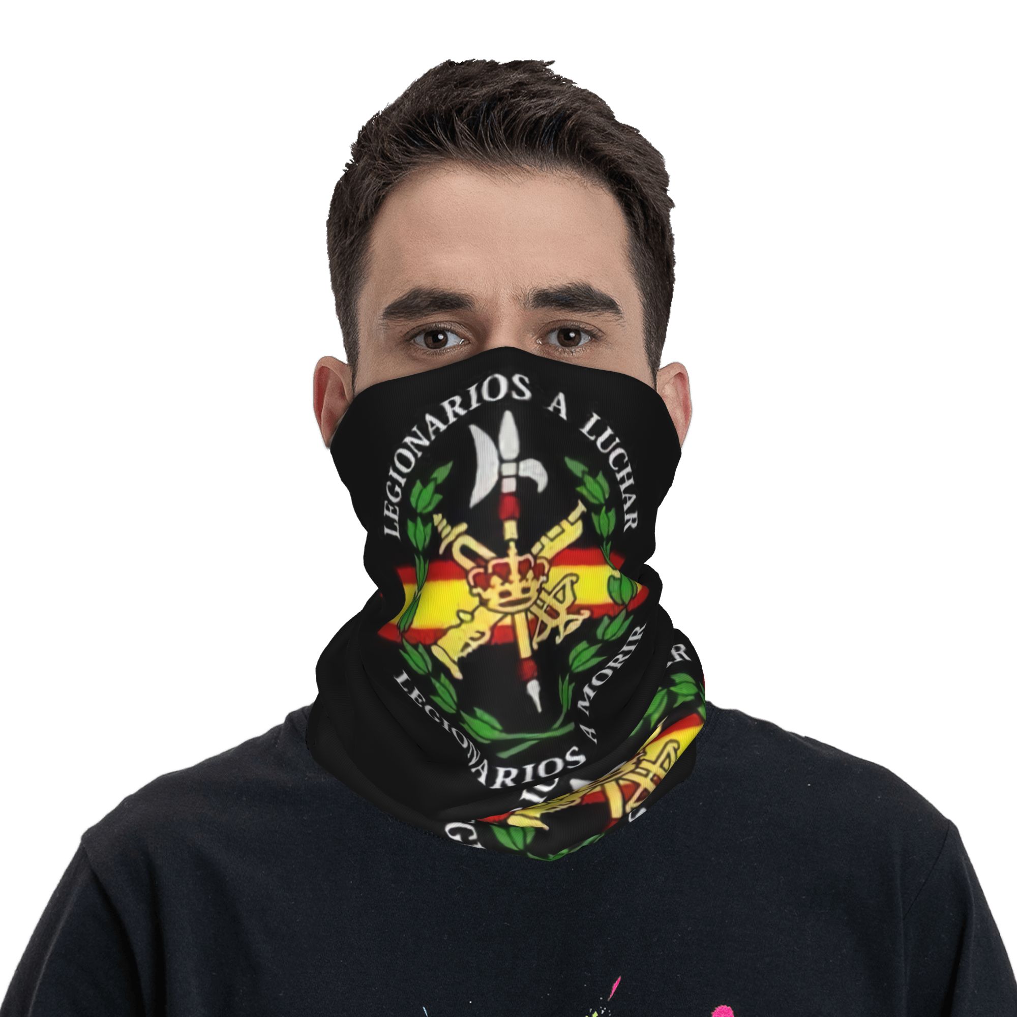 Benutzerdefinierte spanische L – Neck Gaiter Face Cover Bewertung und Preis