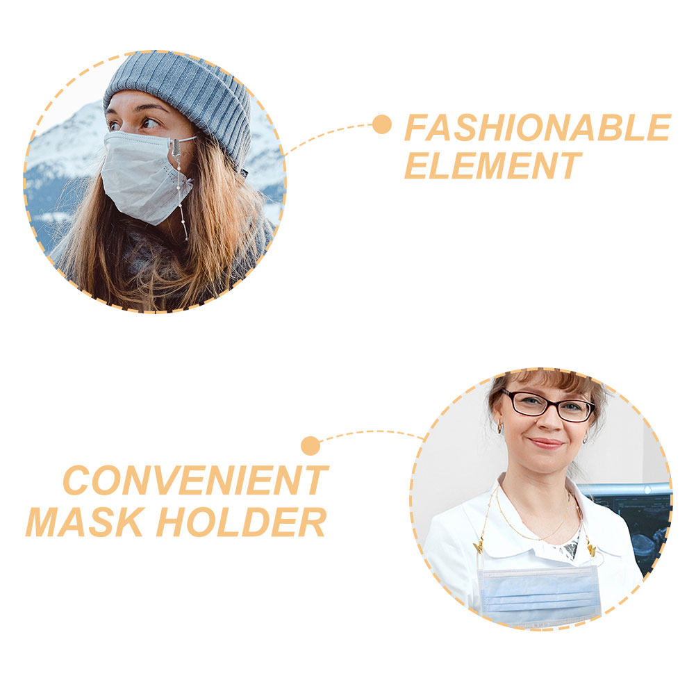 2 Stück Perlen-Brillenkette fü – Mask Chain Holder Bewertung und Preis