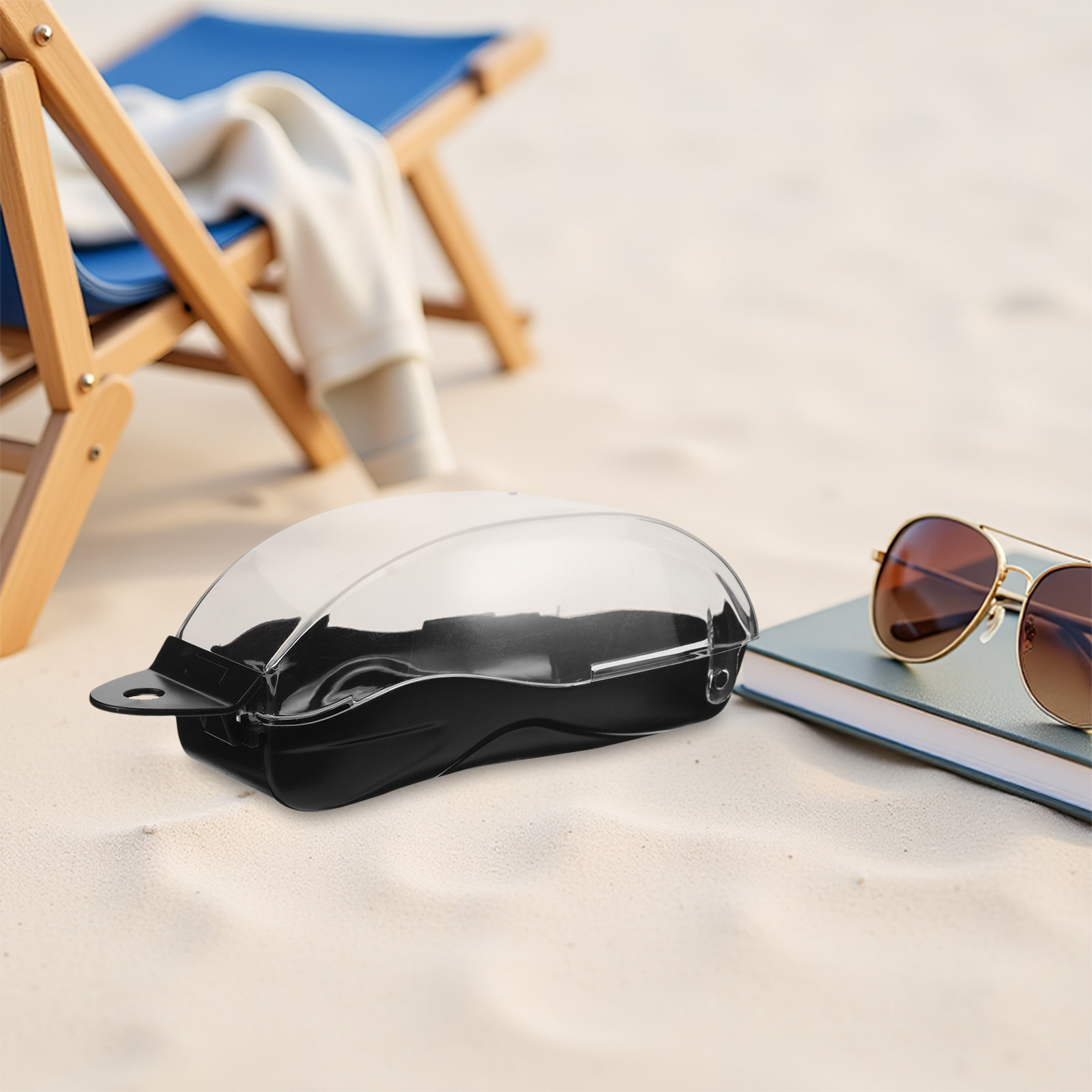 Schwimmbrillenetui mit klarem  – Mask Case Hard Shell Bewertung und Preis