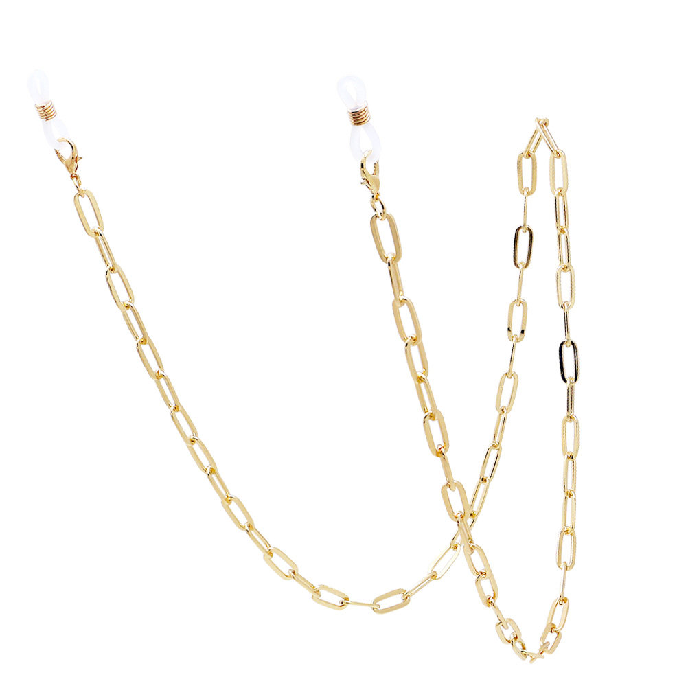 Goldene Büroklammer-Maskenhalt – Mask Chain Holder Bewertung und Preis